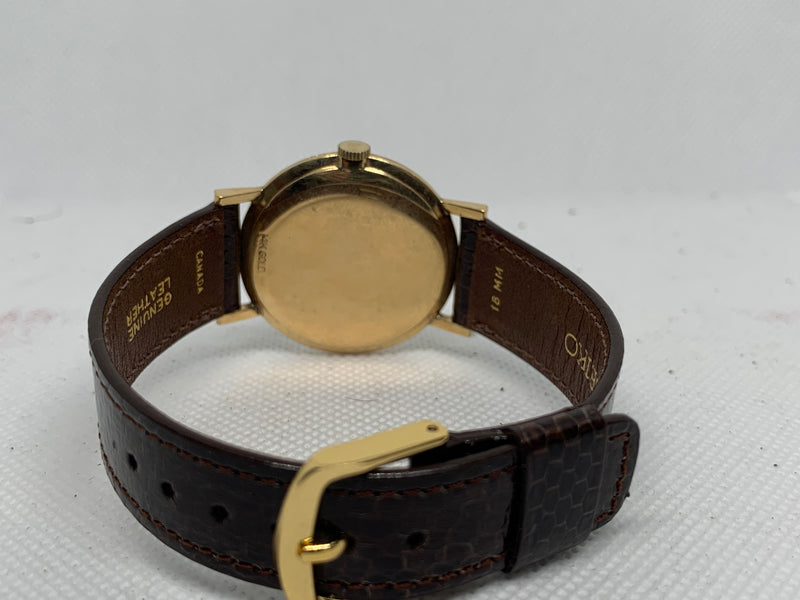 Ulysse Nardin 1950s Vintage Men's Dress Watch Chronometer 14K Solid Gold