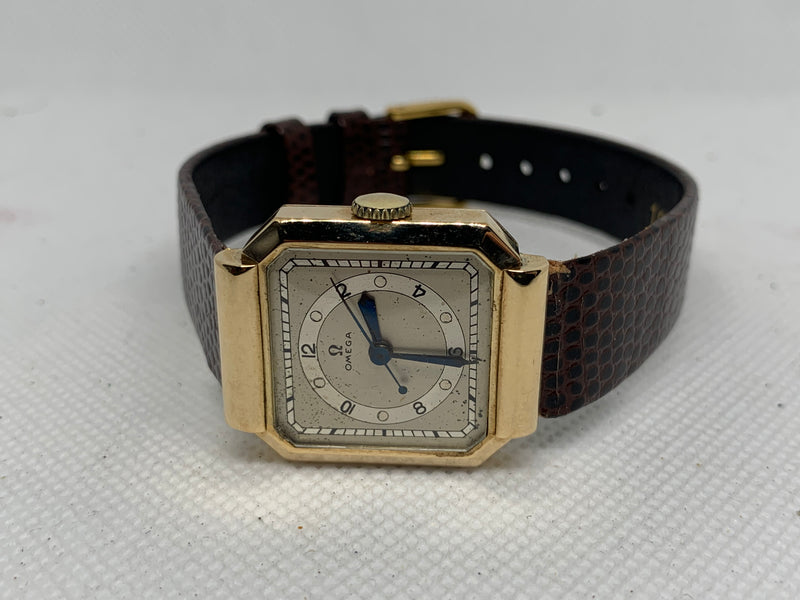 Omega Classic Doctor Watch | Art Deco Medicus Solid Gold