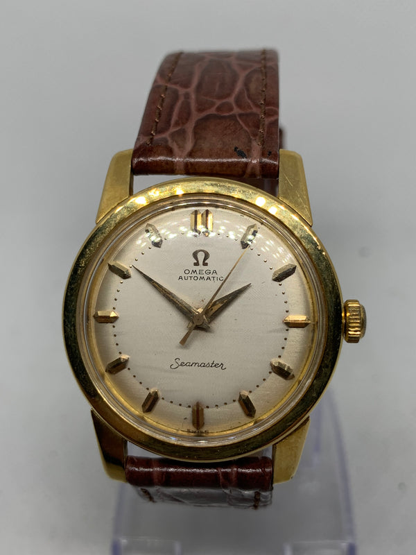 Omega Seamaster Automatic 18K Solid Gold Watch