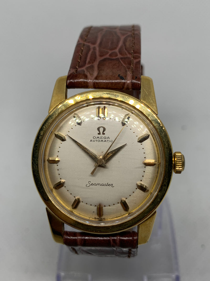 Omega Seamaster Automatic 18K Solid Gold Watch
