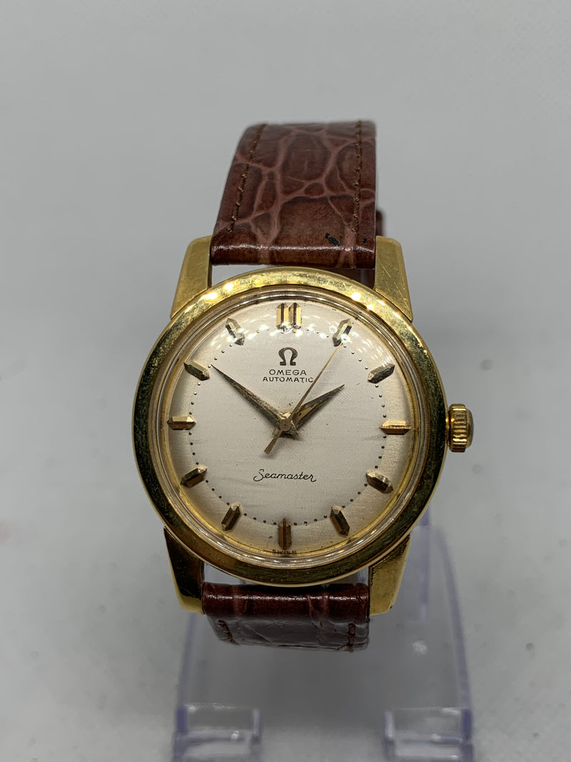 Omega Seamaster Automatic 18K Solid Gold Watch