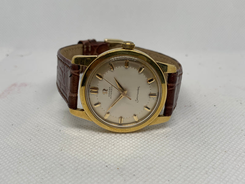 Omega Seamaster Automatic 18K Solid Gold Watch