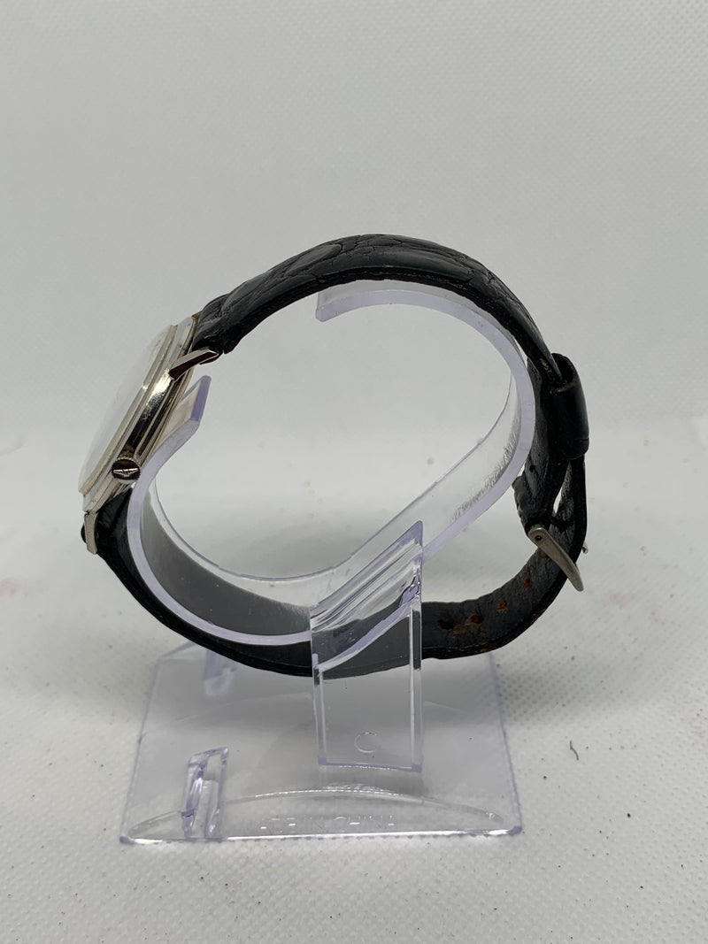 Longines Solid 14k White Gold LONGINES MYSTERY Dial Diamonds Winding Watch EXLNT