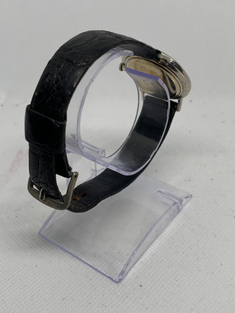 Longines Solid 14k White Gold LONGINES MYSTERY Dial Diamonds Winding Watch EXLNT