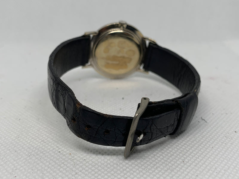 Longines Solid 14k White Gold LONGINES MYSTERY Dial Diamonds Winding Watch EXLNT