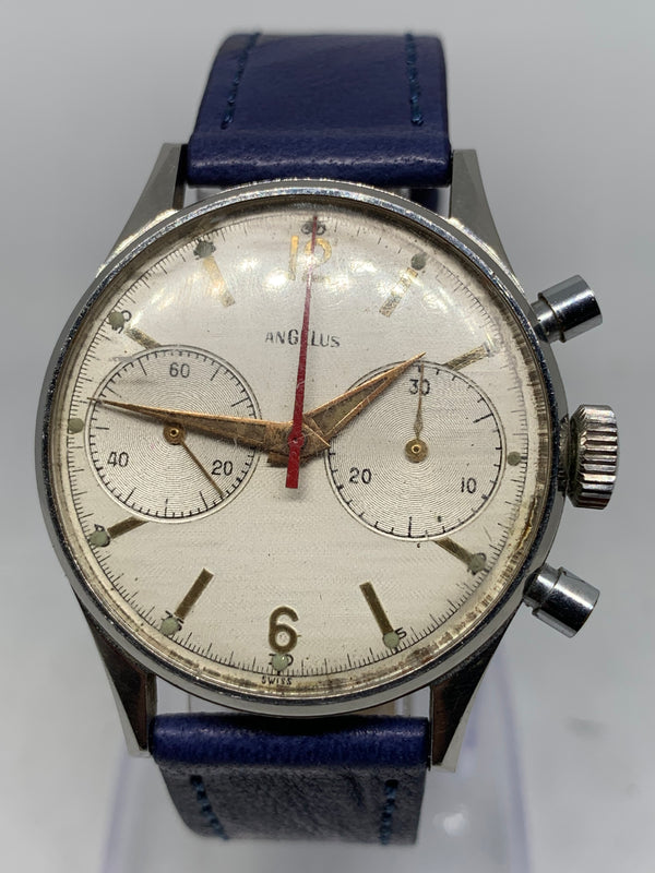 Angelus 1940s Rare 'Big Eyes' Chronograph