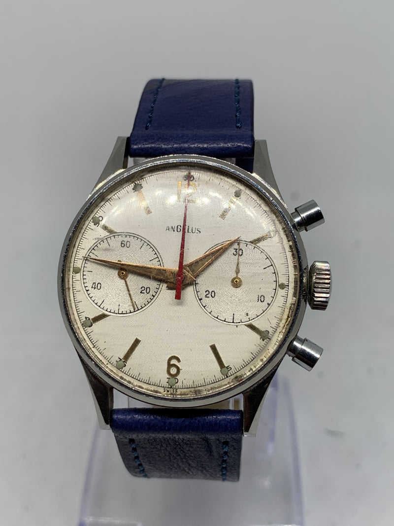 Angelus 1940s Rare 'Big Eyes' Chronograph