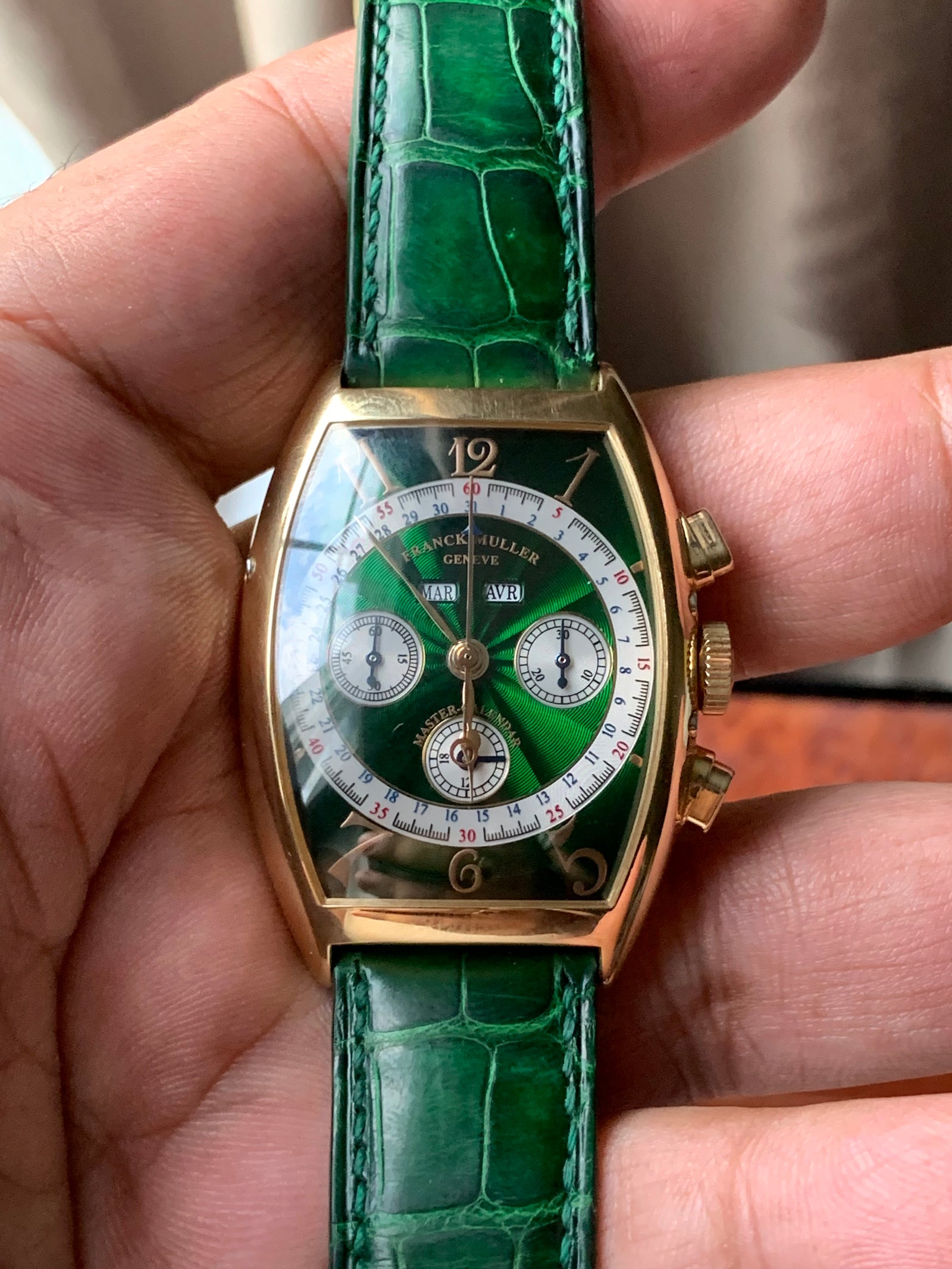 Franck Muller MASTER CALENDAR MAGNUM 6850 CC MC 18K ROSE GOLD B&P