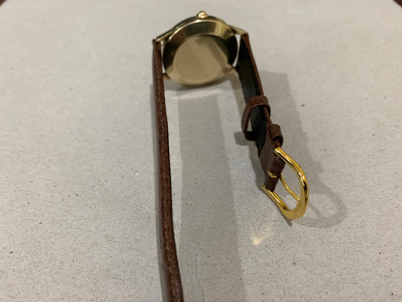 ulysse nardin vintage 1950s 35mm chronometer automatic gold-capped serviced
