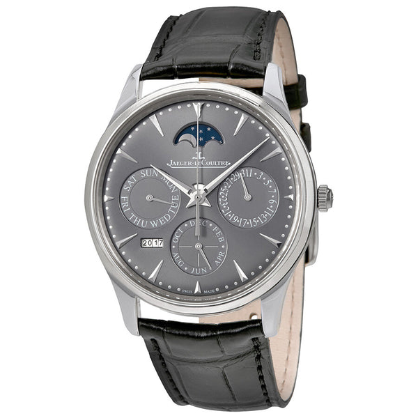 jaeger-lecoultre master ultra thin perpetual automatic 18kt white gold men's watch q130354j